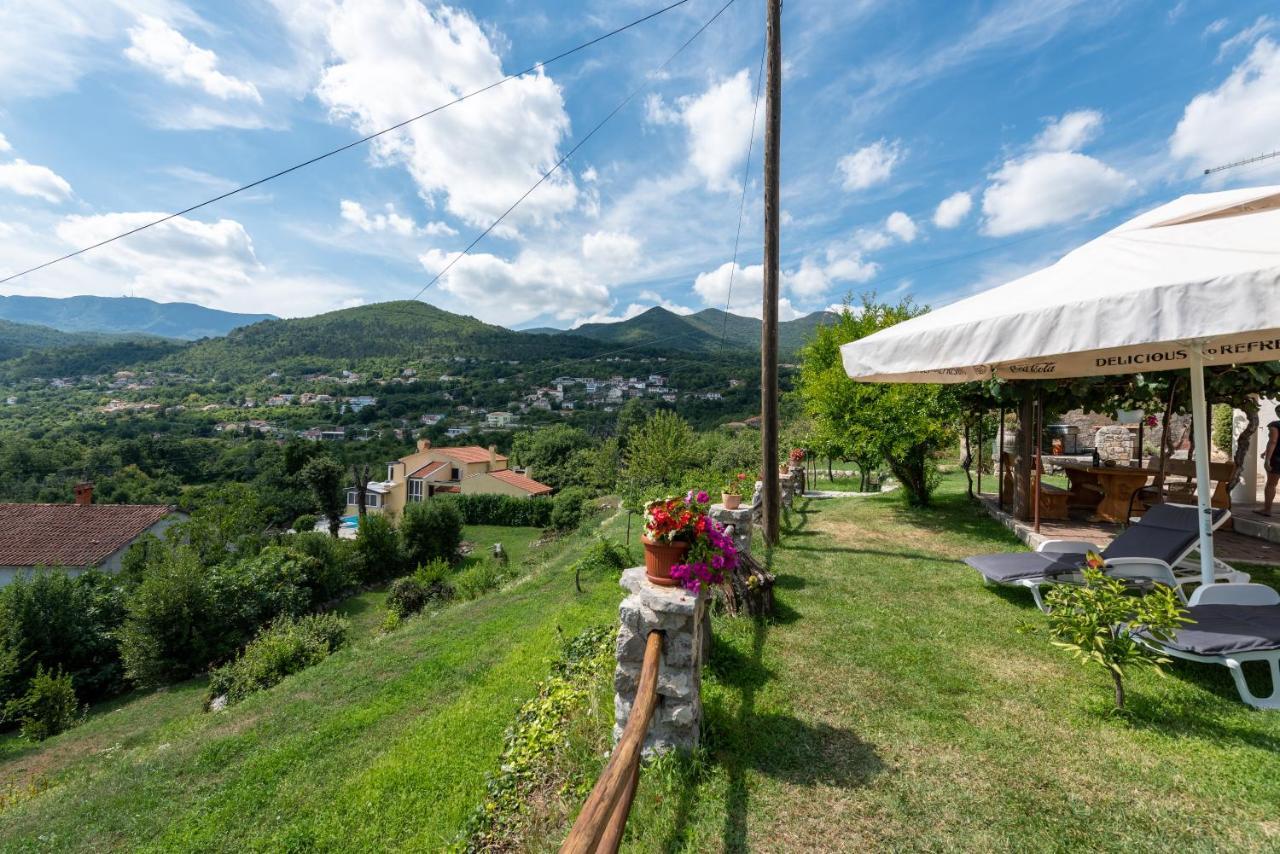 Sea View Apartment With Garden Near Opatija Veprinac エクステリア 写真