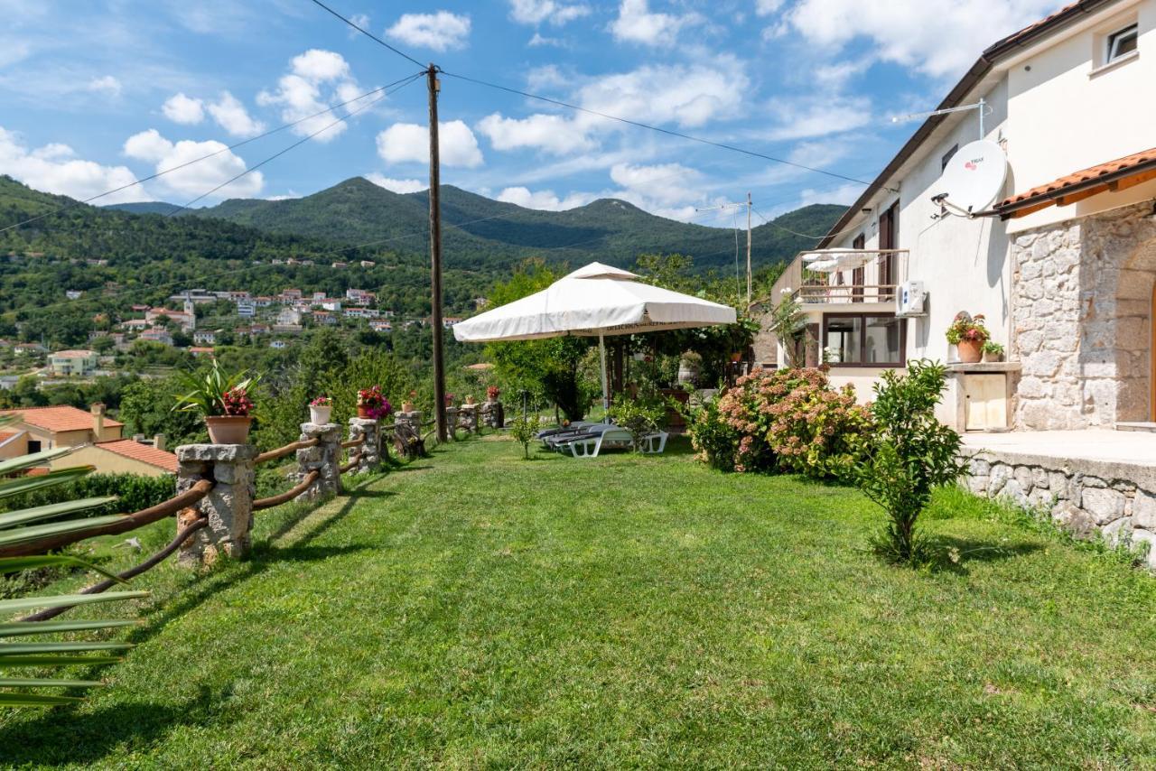 Sea View Apartment With Garden Near Opatija Veprinac エクステリア 写真