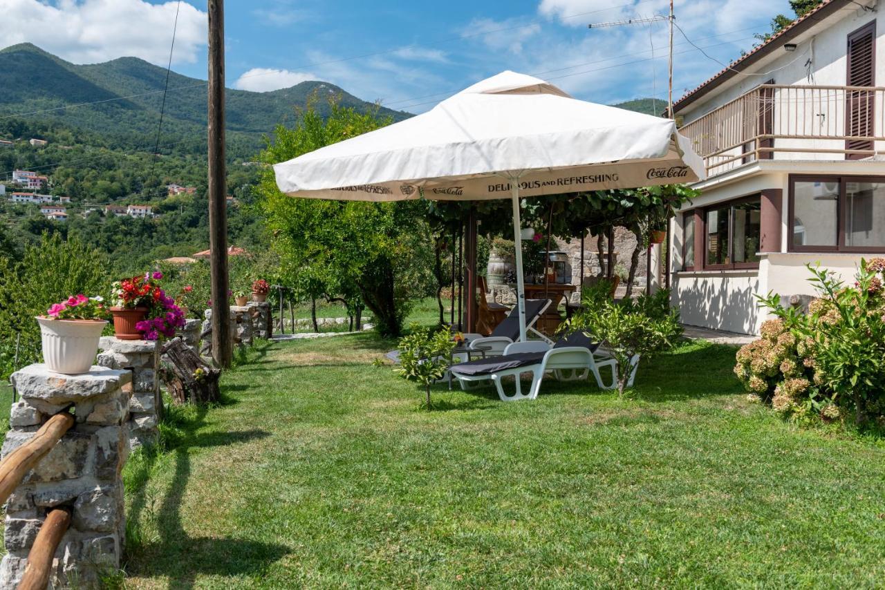 Sea View Apartment With Garden Near Opatija Veprinac エクステリア 写真