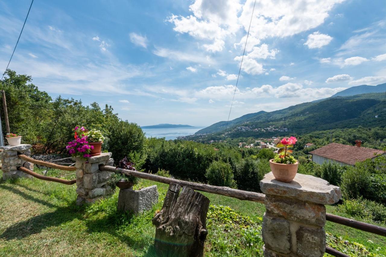 Sea View Apartment With Garden Near Opatija Veprinac エクステリア 写真