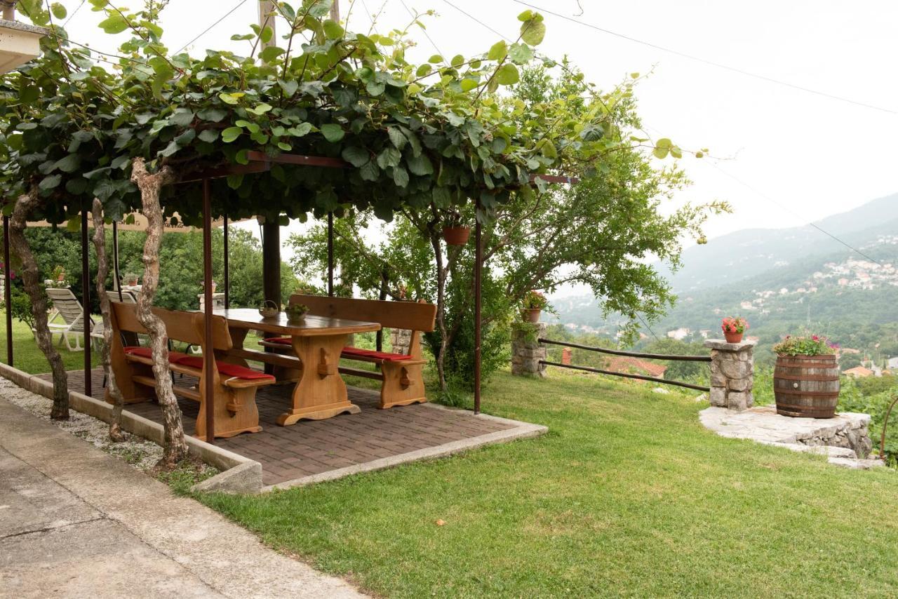 Sea View Apartment With Garden Near Opatija Veprinac エクステリア 写真