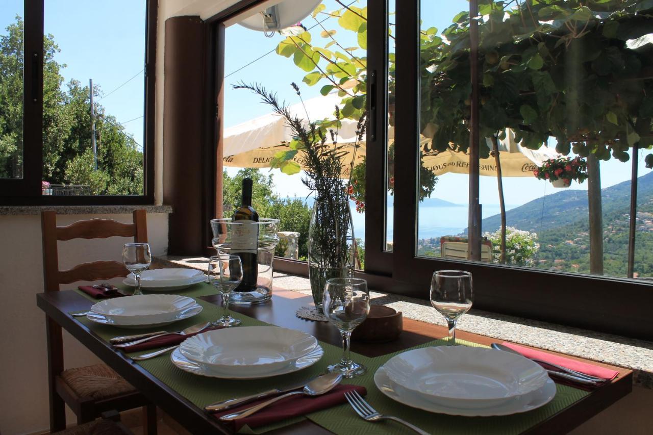Sea View Apartment With Garden Near Opatija Veprinac エクステリア 写真
